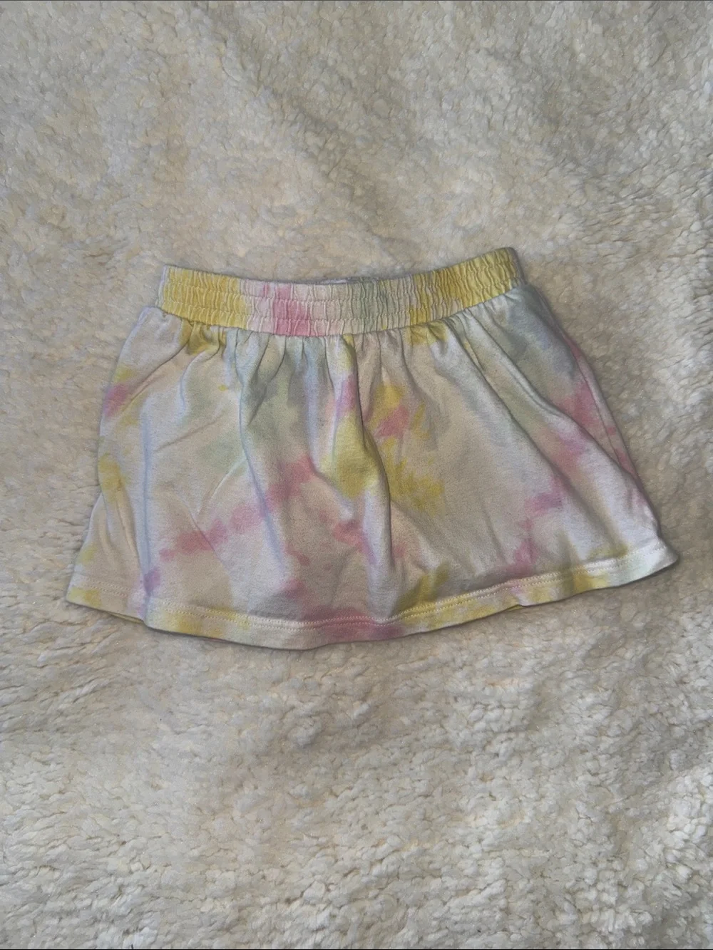 Old Navy Girls Pastel Tie-Dye Skirt - Pink & Yellow